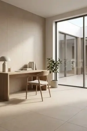 Solde Carrelage Effet pierre KYOTO TAUPE 90x90